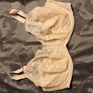 Nude lacy bra